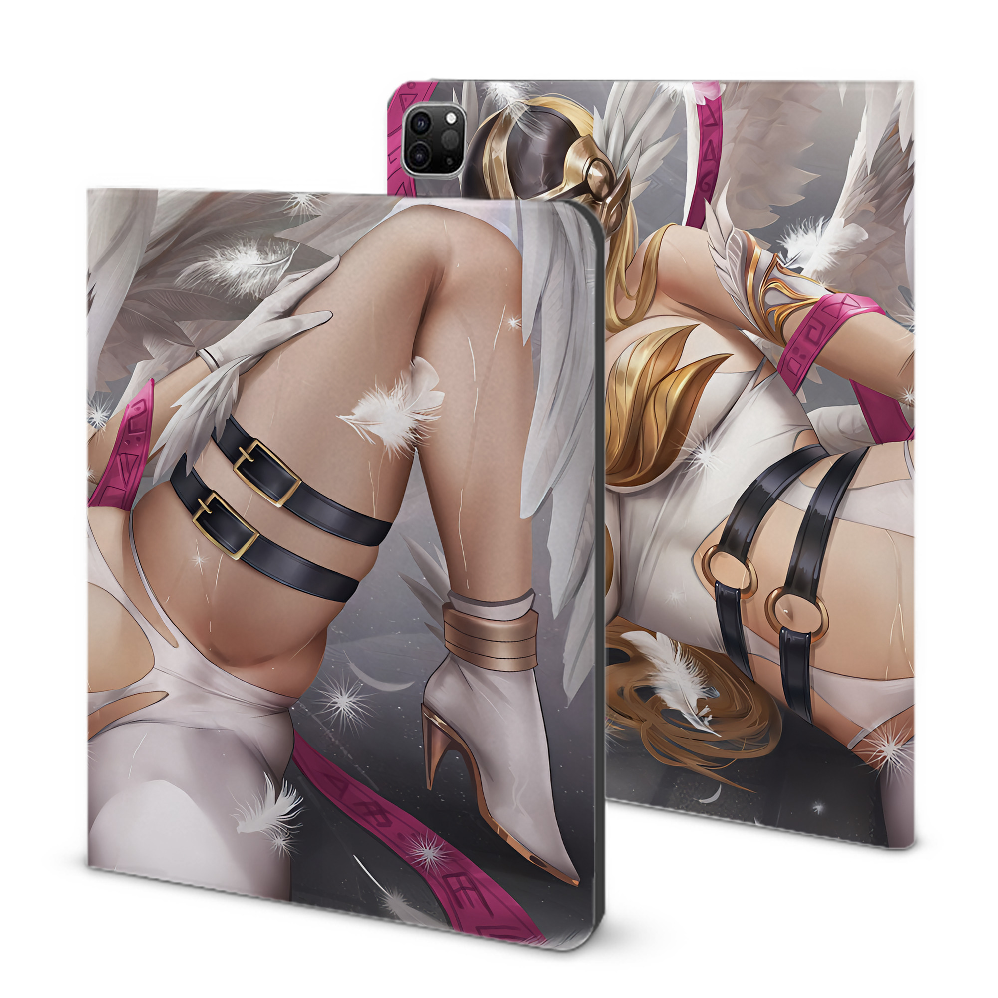 （画像用） Digimon デジタルモンスター/デジモン IPad ケース ブック型 PUレザー TPU 耐衝撃 軽量 薄型 ペン収納なし 全面保護 IPad 各モデル対応